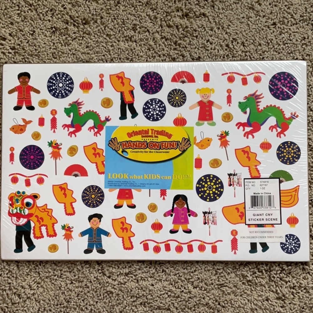 Chinese New Year Sticker Scene